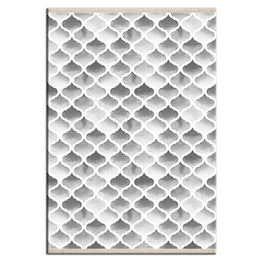 Borup Flatweave Grey/White Rug