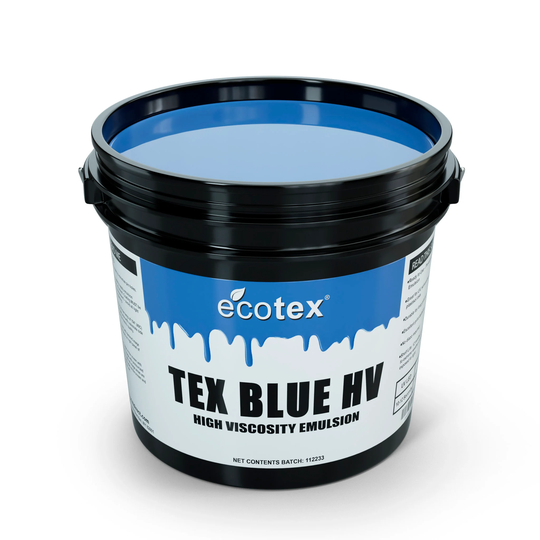 Ecotex Tex Blue Hv High Viscosity Textile Screen Printing Emulsion Diy T Shirts Stencil
