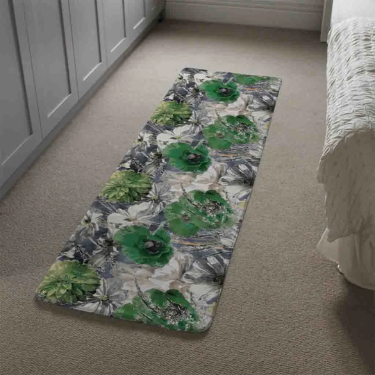 Keeler Shaggy Grey/Green Rug