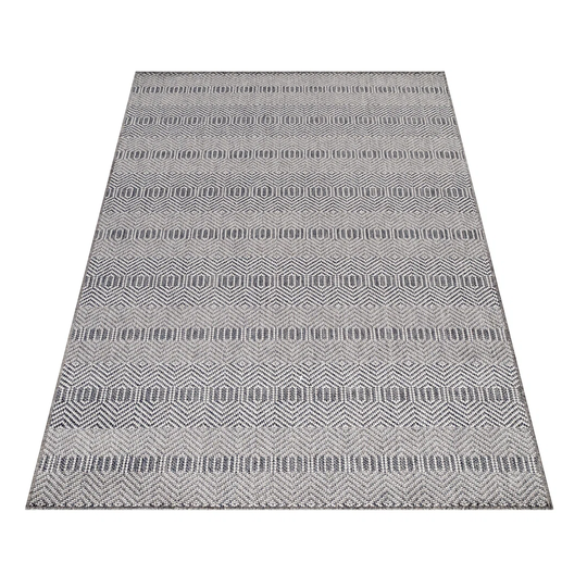 Caitlynn Flatweave Grey Rug