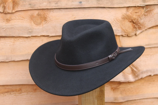 Cowboy Hat Wool Felt Teardrop Cowboy Hat Men Wide Brim Men Women Western Summer Cowgirl 8cm