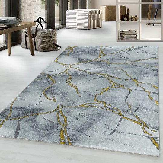 Cremont Flatweave Gold Rug