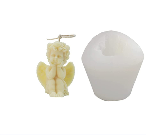 Diy Resin Mold Angle Silicone Art Craft Baking Tools Cake Decoration Candy Chocolate Ice Cube Candle Angel-Shaped Soap