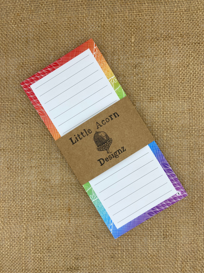 Rainbow Doodles Notepad - Dl Stationary Gifts Notes Planner