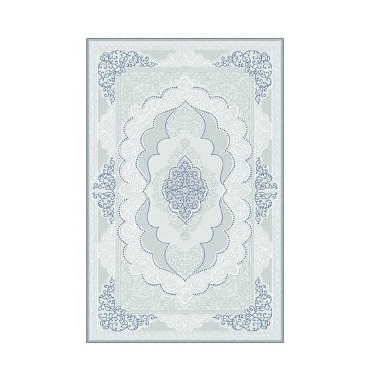 Rayshawn Flatweave Blue Rug