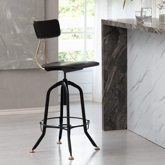 Storksbill Height Adjustable Bar Stool