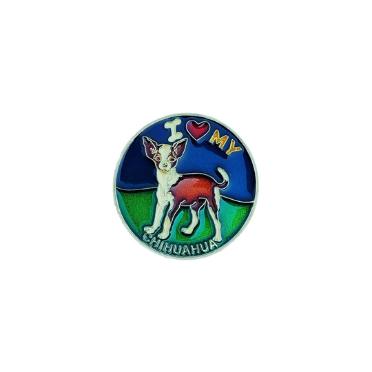 Chihuahua Suncatcher Magnet, Cute Dog Fridge Great Gift For A Lover