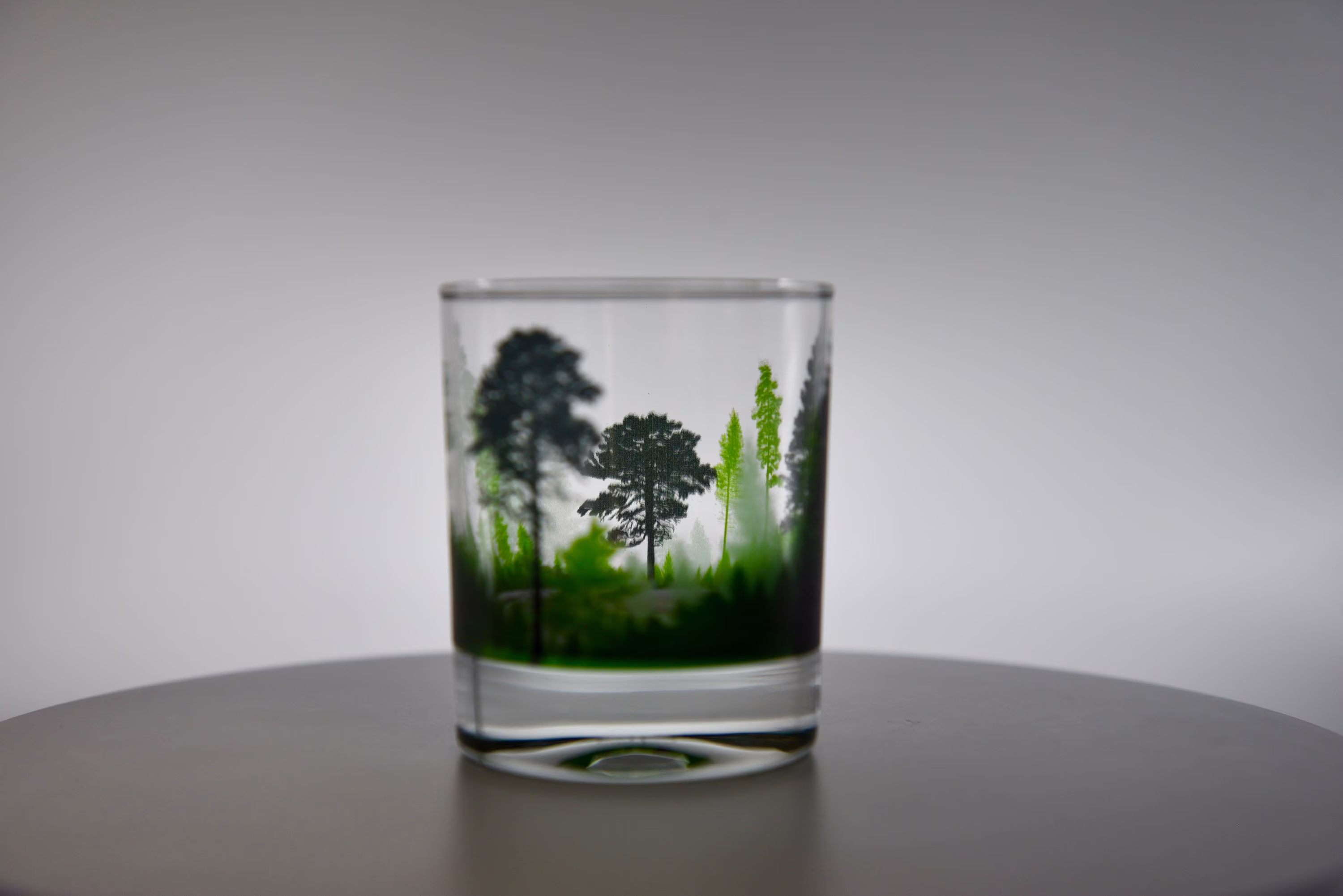 360 Uv Printed Side Whisky Tumblers 6.5Oz/180Ml Forest Theme