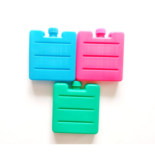 3pc Ice Pack Freezer Block Travel Cool Box Bag Reusable Picnic Fresh Food Lunch Blue Pink Green Backpack Rucksack Cooling Mini Freezable Travelling