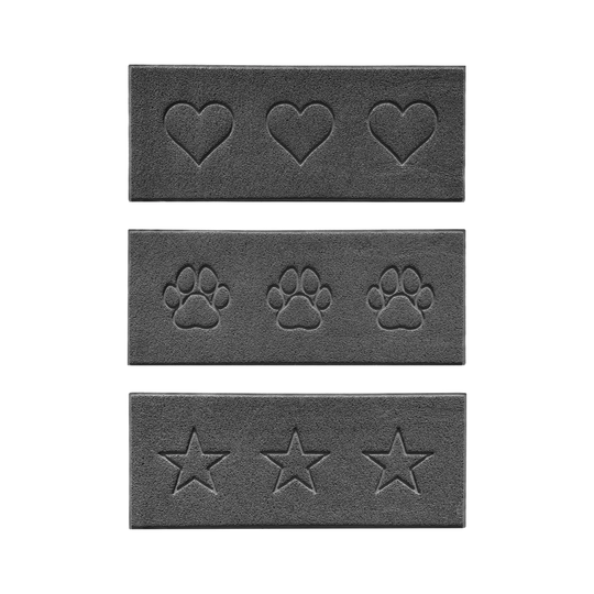 Embossed Runner Mat in Dark Grey | Entrance Welcome Door Home Front Decor Indoor/Outdoor Use 150x60cm