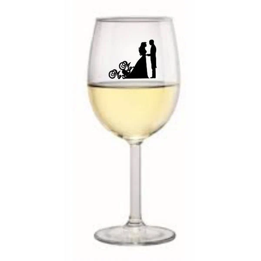Personalised Glass Decal Mr & Mrs Vinyl Sticker For Car Wall Laptop Bumper
