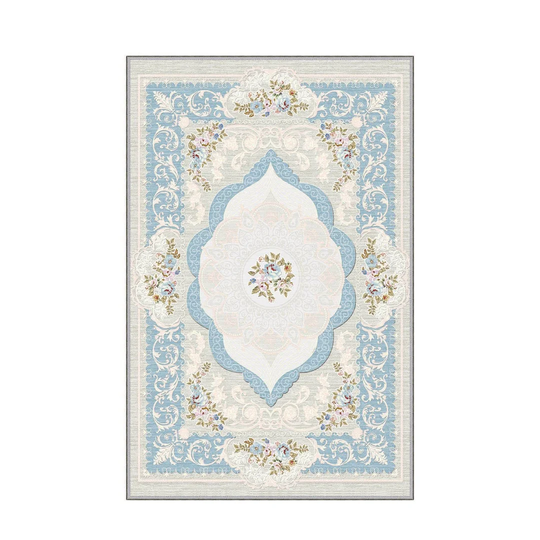 Lavenia Flatweave Blue/Ivory Rug