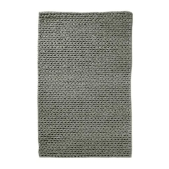 Antenore Handwoven Wool Lightgrey Rug