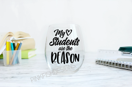 Teachers Gifts/Personalised Glass /Teacher Present/Teacher Glass/ Stemless Wine Christmas Present Labels Only