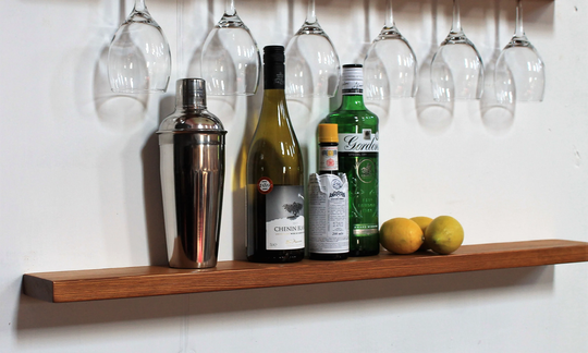 Floating Shelf| Narrow Plank Mantle Storage Rack| Kitchen Shelving| Home Bar| Bottle Storage| Book Ledge