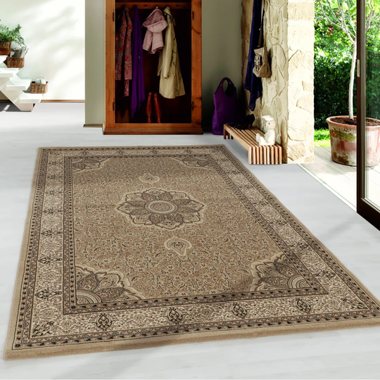 Angelos Flatweave Beige Rug