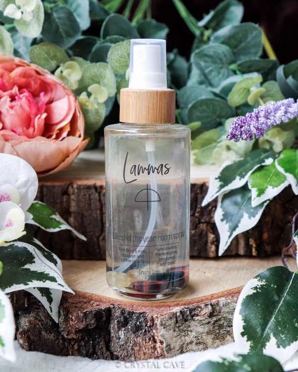Lammas Room Spray Aura/Wheel Of The Year Witchcraft Witch Wicca Altar Druid Pagan Perfume Crystal Essential Oil Aromatherapy