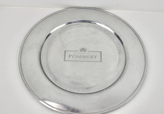 Pommery Champagne Server Plate , Drinks Tray