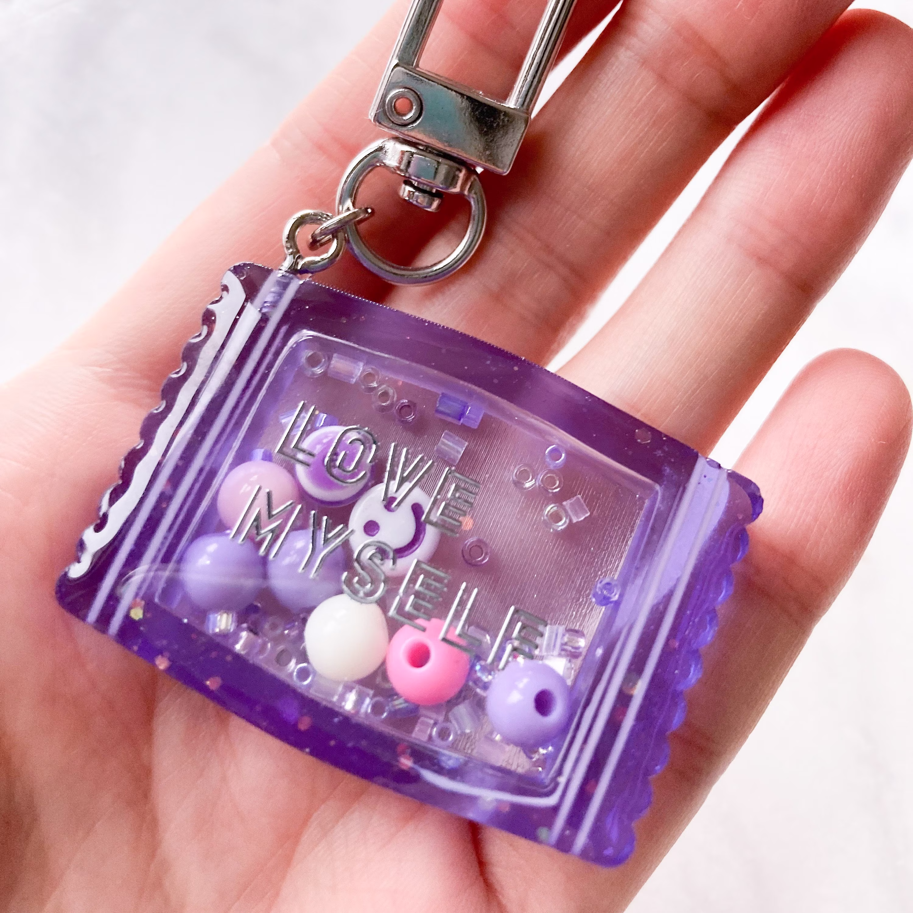 Handmade Bts Love Myself Inspired Uv Resin Charms Dry Shaker