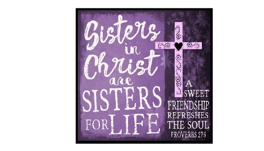 Christian Gifts Sisters in Christ Fridge Magnet Woman Ministry Decor