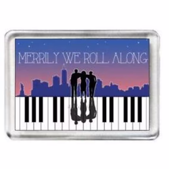 Merrily We Roll Along. The Musical. Fridge Magnet