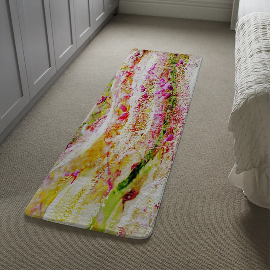 Lipe Colour Wilderness Designer Shaggy White/Yellow Rug