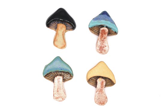 Toadstool Magnet | Unusual Ceramic Pottery Fun