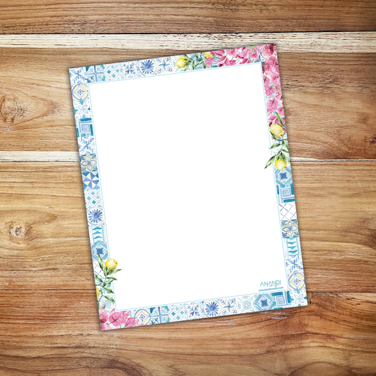 Magnet Planner - Greek Island Shopping List | 20.5cm X 26cm