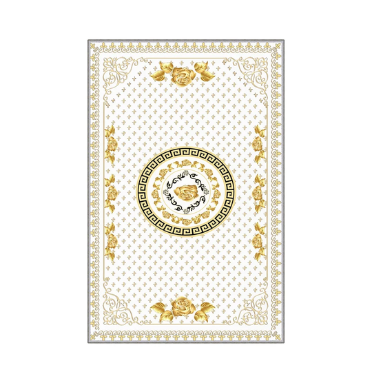 Lana Flatweave Black/White/Yellow Rug