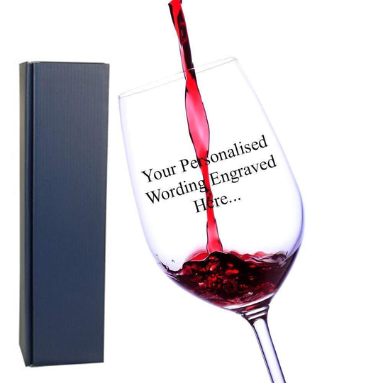 Personalised Wine Glass Engraved Birthday Gifts 18Th 21st 30Th 40Th 50Th 60Th
