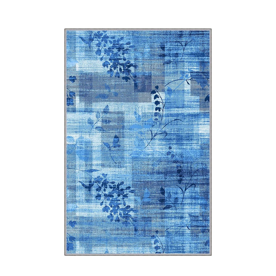 Julie Flatweave Blue Rug