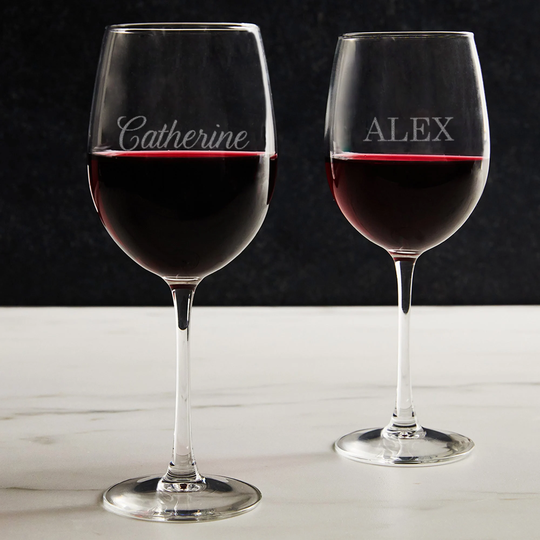 Engraved Personalized Wine Glass By Lifetime Creations 12 Oz Stemmed With Name Gift, Custom Text, Ships Fast