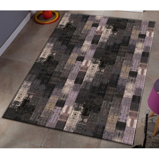Gratia Flatweave Black/Brown Rug