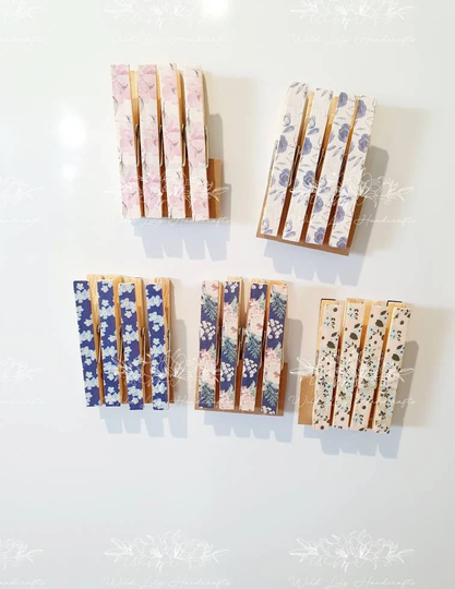 Floral Magnetic Pegs