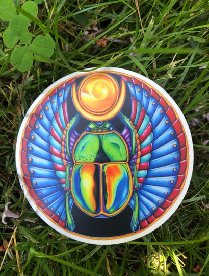 Circular Magnet Scarab Beetle
