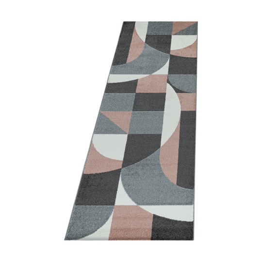 Laxton Flatweave Rose/Grey Rug