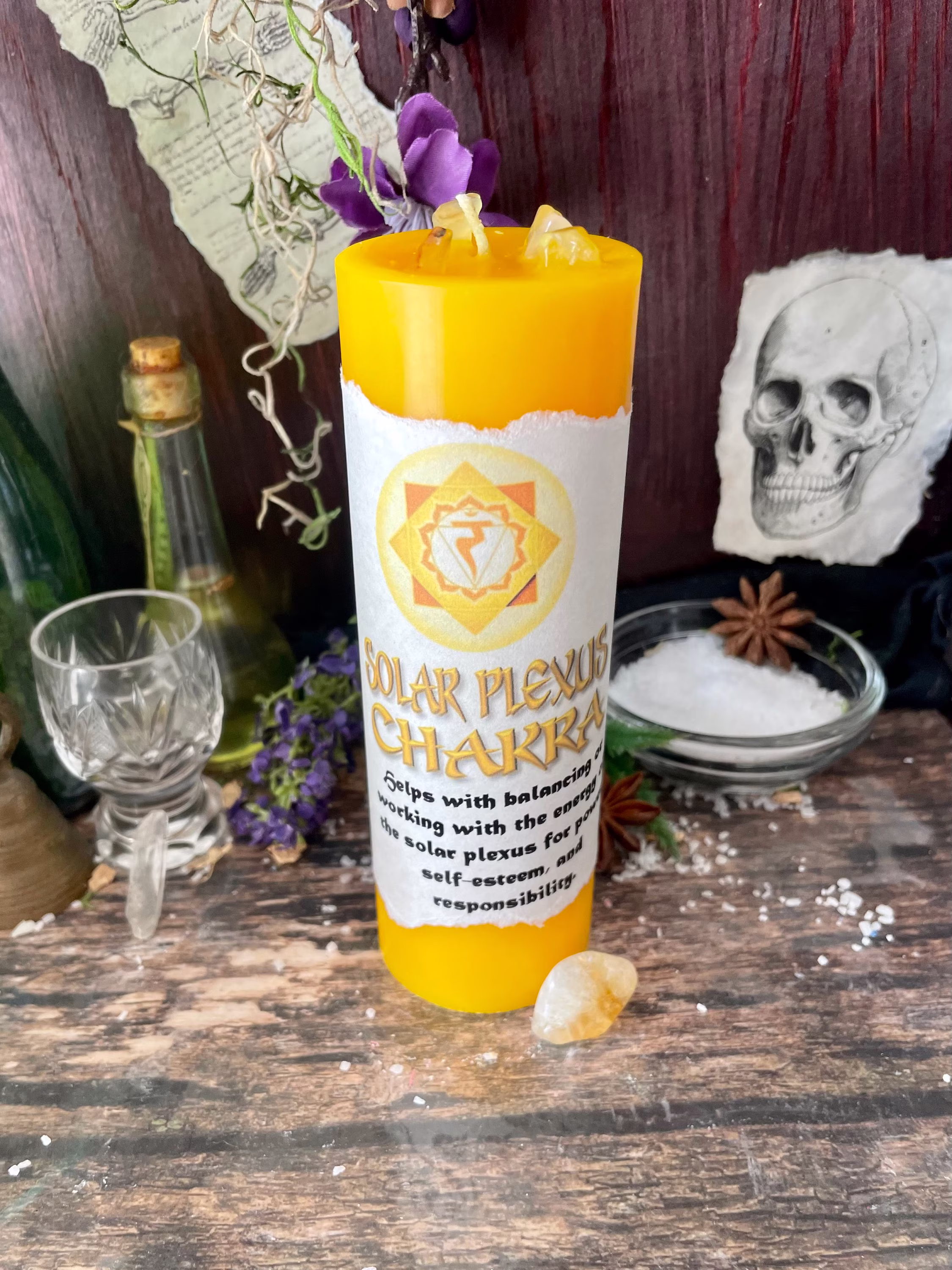 Solar Plexus Chakra Meditation Pillars