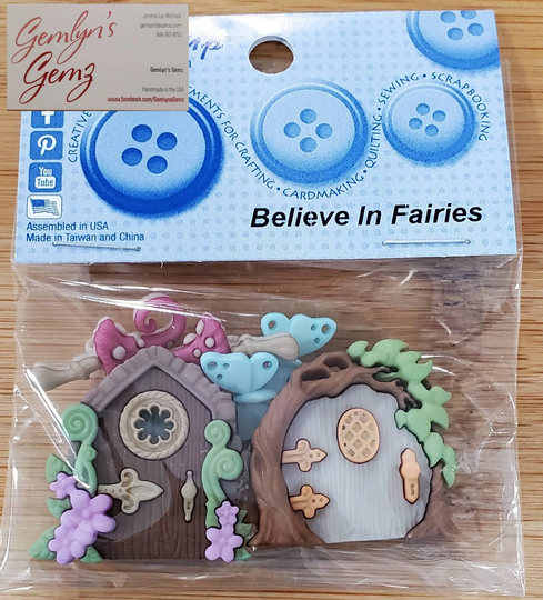 Believe in Fairies Button/Embellishments