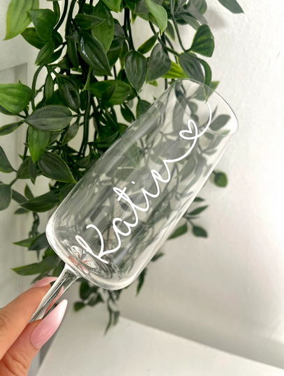 Newest Style - Personalised Prosecco Glass. Champange Flute. Glass. Special Occasion. 18Th 21St 30Th 40Th Birthday