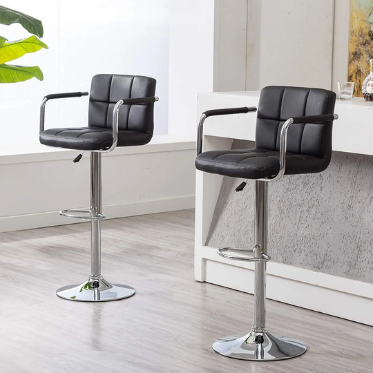 Dellaposta Height Adjustable Swivel Bar Stool