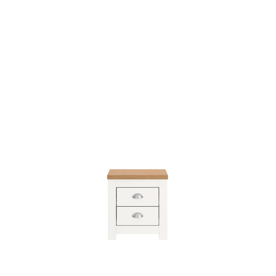 Lancaster White Shaker Bedside Table