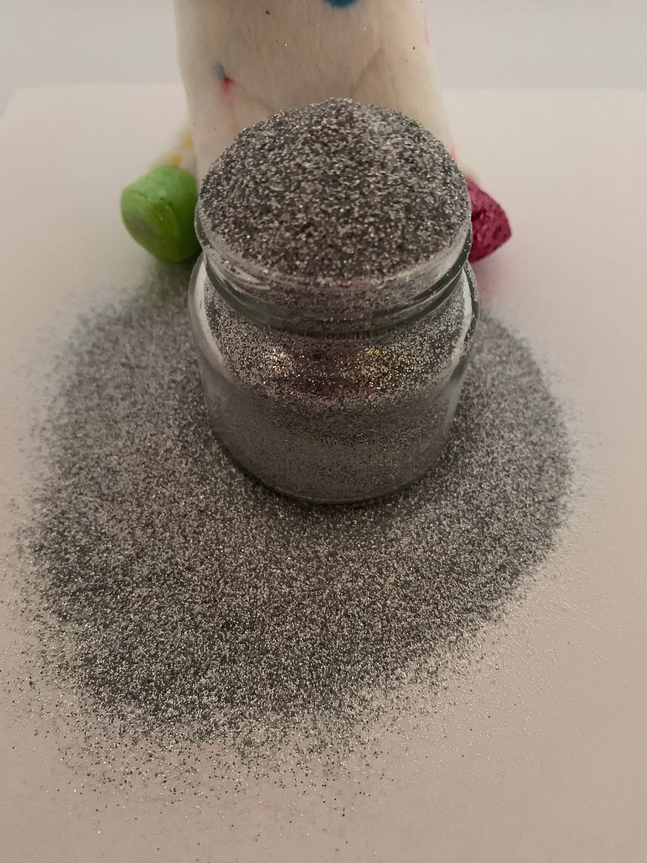 Foil Me Once>>Silver Ultra Fine Glitter/Silver Glitter/Holographic Polyester Glitter/Glitter By Weight/Glitter in A Bag/Glitter Shaker