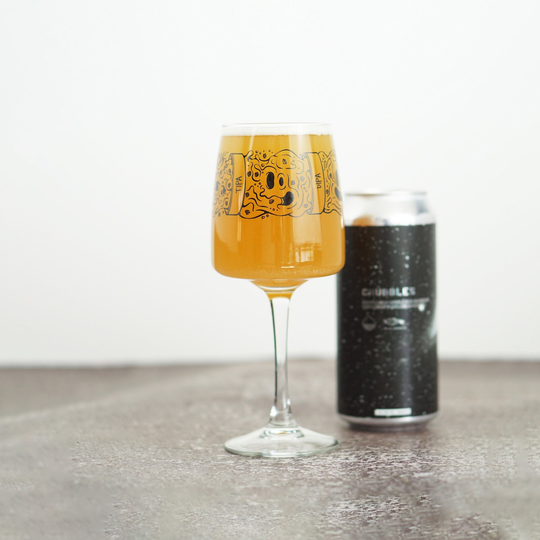 Segmented Can - Ipa 12.3Oz Stemmed Edel Craft Beer Glass