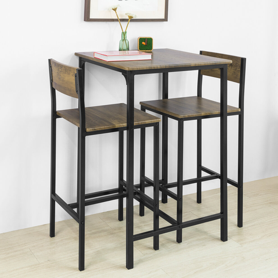 SoBuy® OGT27-N,Kitchen Breakfast Bar Set Furniture Dining Set