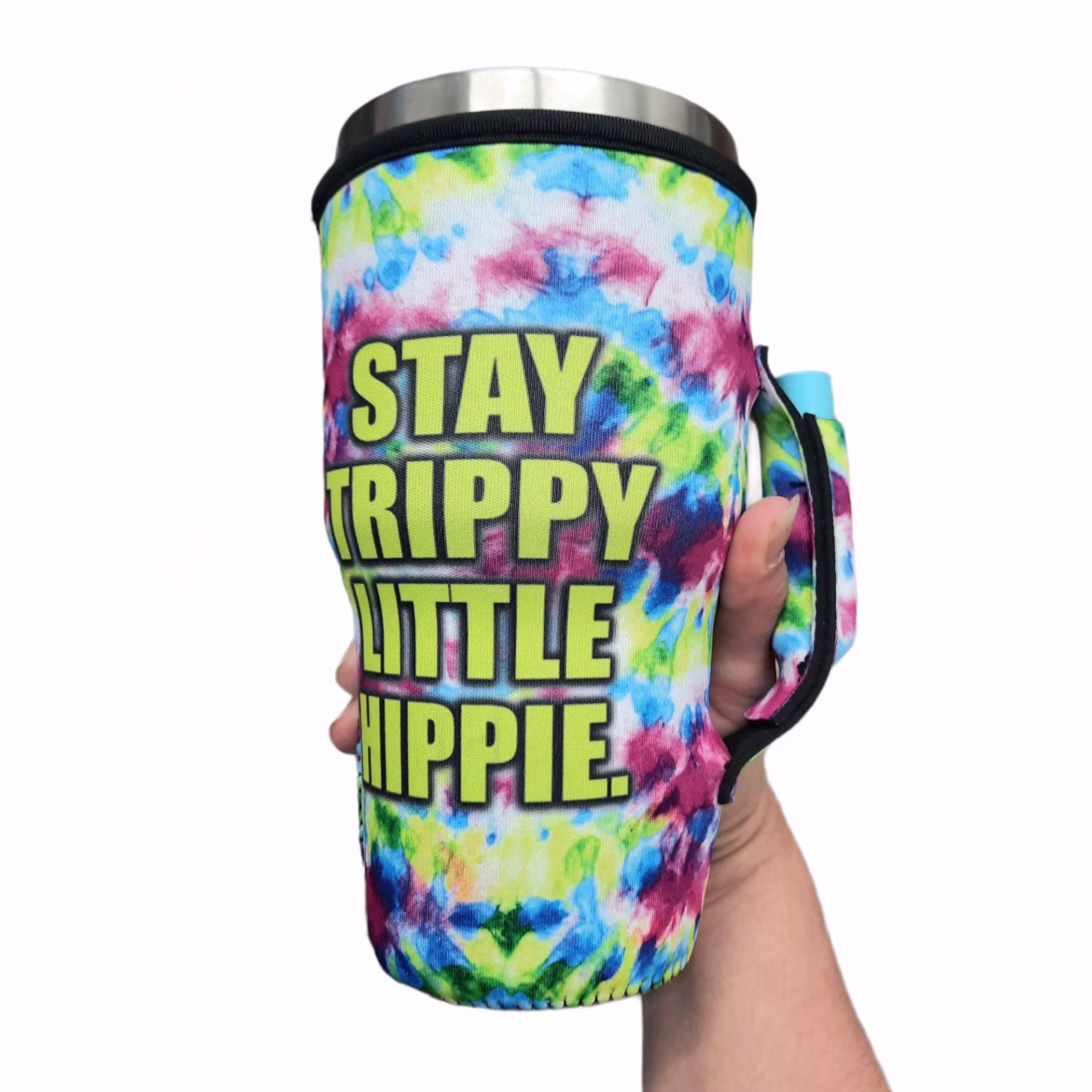 stay Trippy Little Hippie 30Oz Pocketed Handler