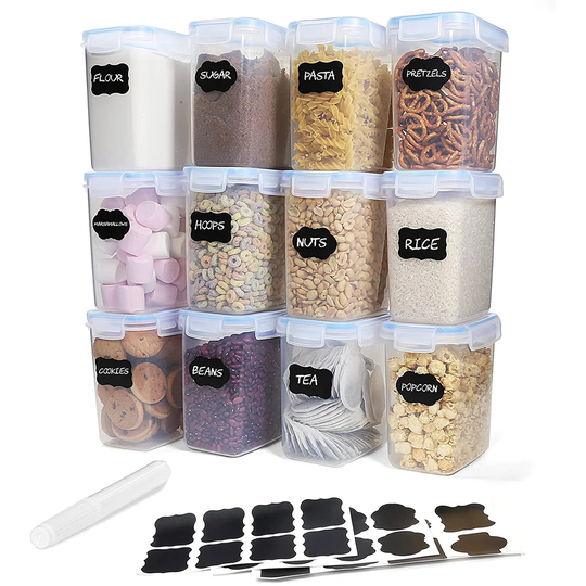 12 Piece Airtight Food Containers