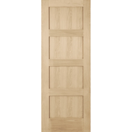 Oak Shaker 4 Panel Internal Door