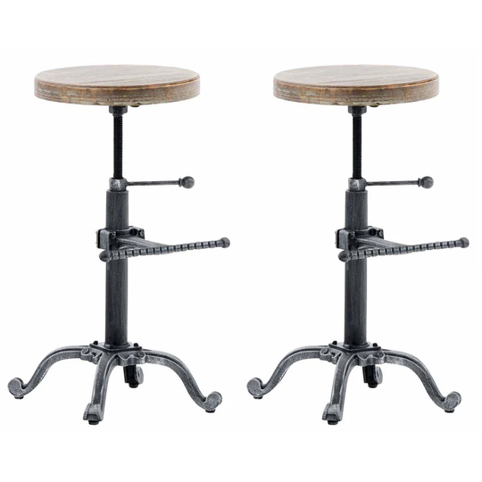 Princess Height Adjustable Swivel Bar Stool
