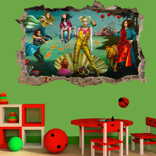 Super Woman Heroes Wall Sticker Mural Poster Decal Room Office Nursery Decor Id148