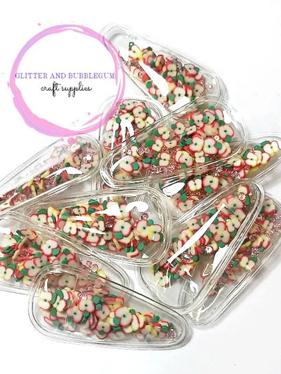 Snap Clip Shaker Covers - Apple Of My Eye Clay Shaker 10 Pack